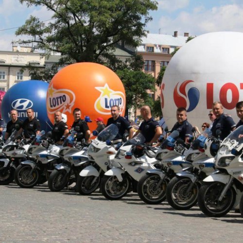 Małopolscy policjanci zabezpieczali „74 TOUR DE POLOGNE UCI WORLD TOUR”