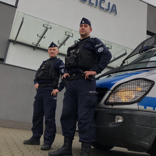 Policjanci z krakowskiego oddziału prewencji w drodze do służby zatrzymali nietrzeźwego kierowcę